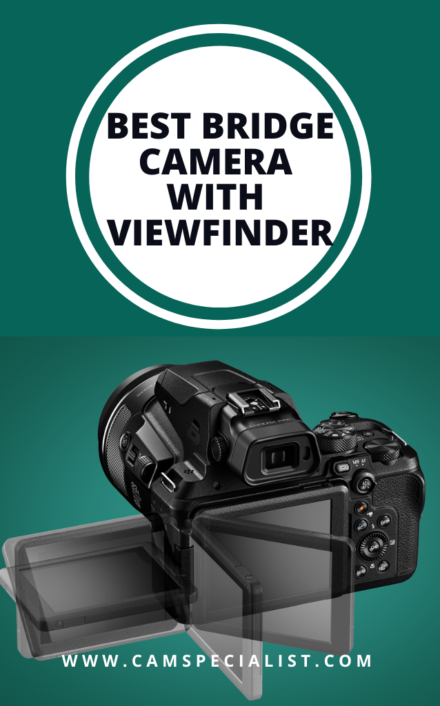 Bridge camera with viewfinder guide